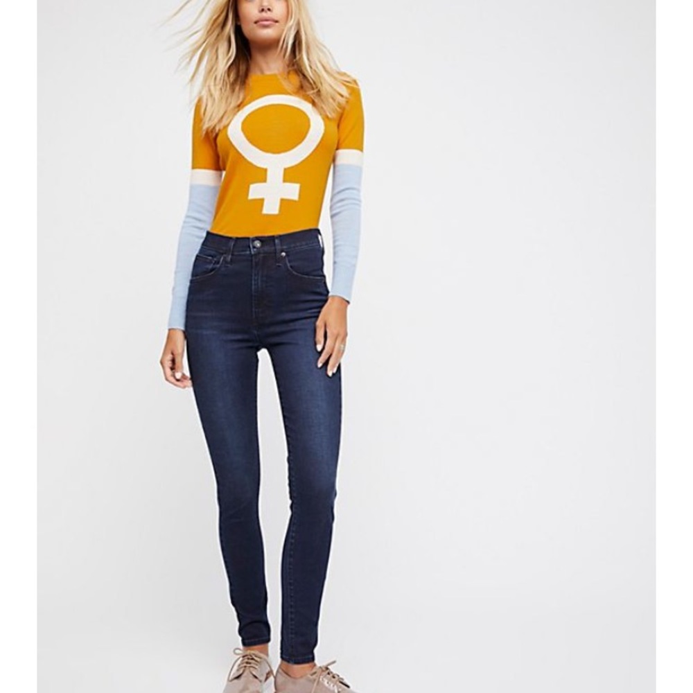 Levi’s Mile High Super Skinny Jeans - Red Wonder